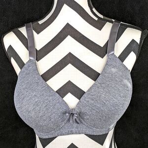 Sofra Full Cup Wire Free Bra Wide Straps 3 Hooks Cup D (BR4430ND)